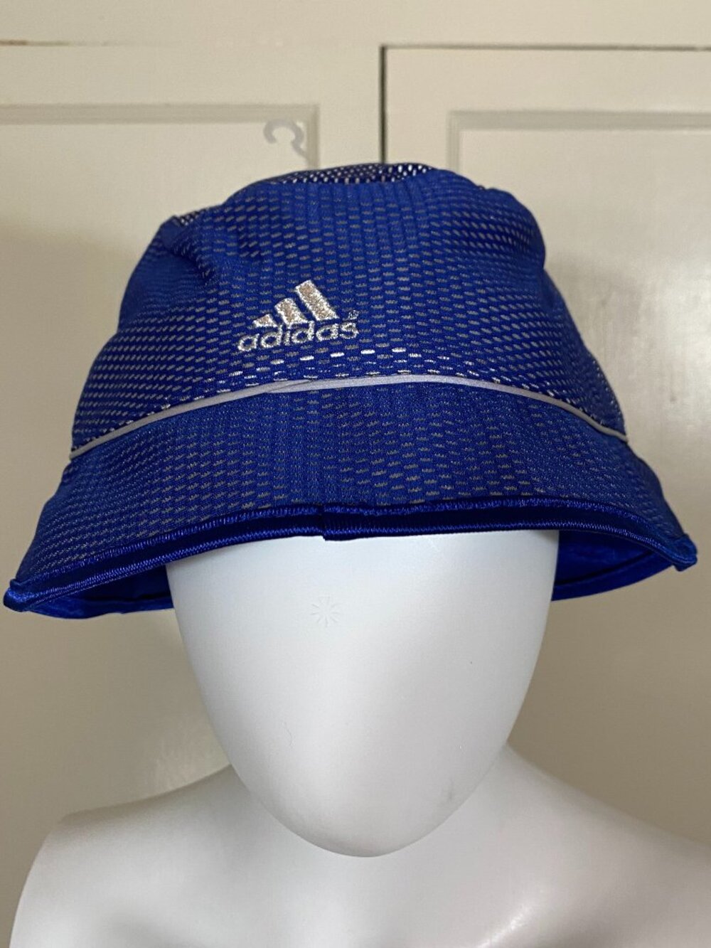 ADIDAS T-MAC 2003 Limited Edition Mesh Bucket Hat Blue Fitted S/M Tracy McGrady